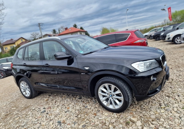 BMW X3 cena 56200 przebieg: 202000, rok produkcji 2013 z Przemyśl małe 631